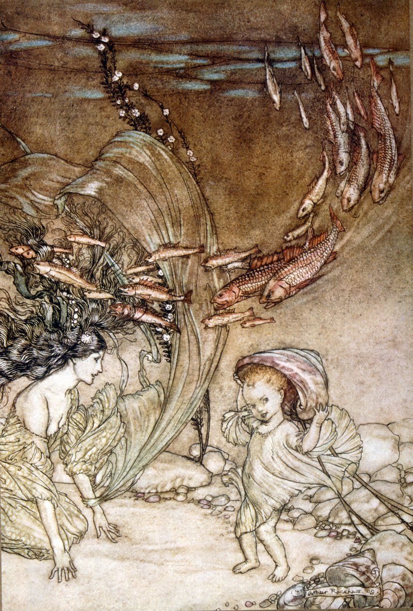 Ondynia autorstwa Arthur Rackham