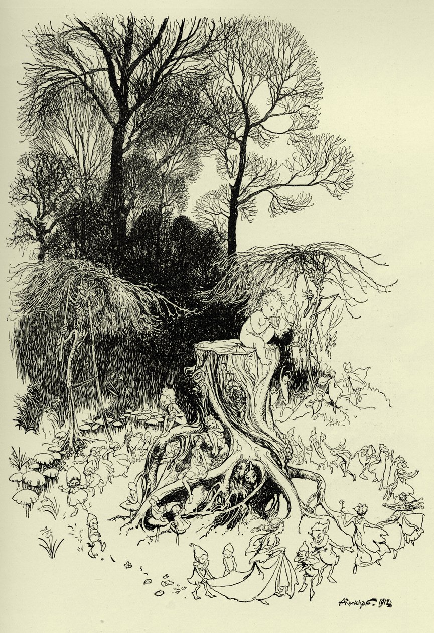 Piotruś Pan i Wróżki autorstwa Arthur Rackham