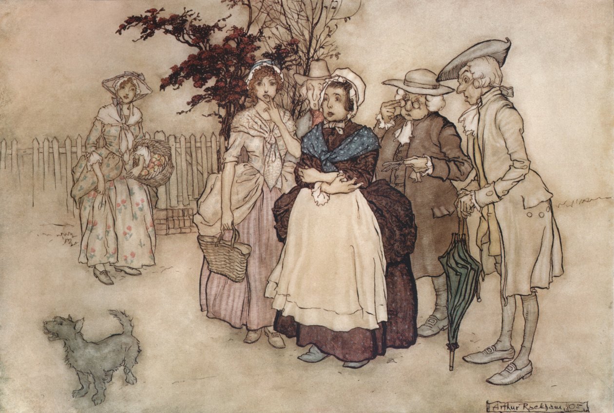 Rip Van Winkle, 1907 autorstwa Arthur Rackham