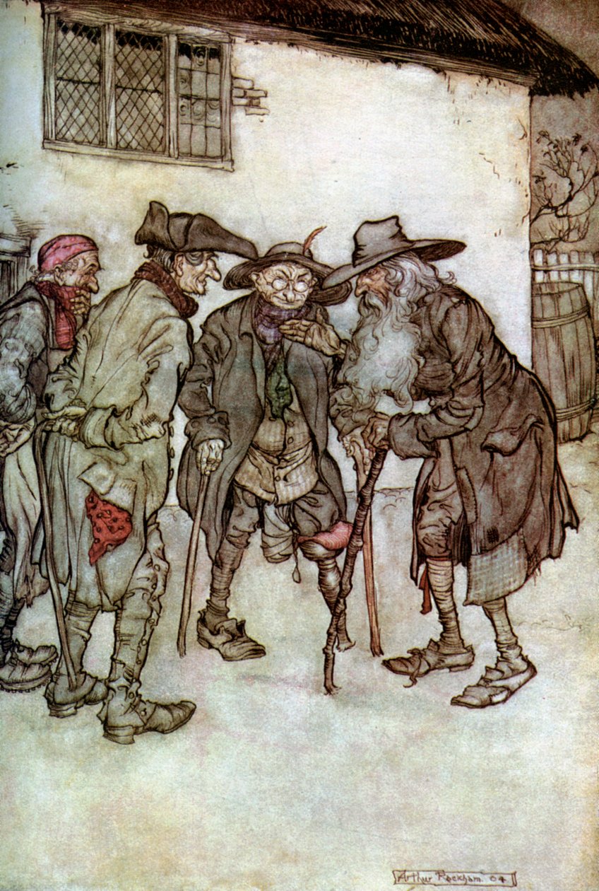 „Rip Van Winkle”, 1923. autorstwa Arthur Rackham