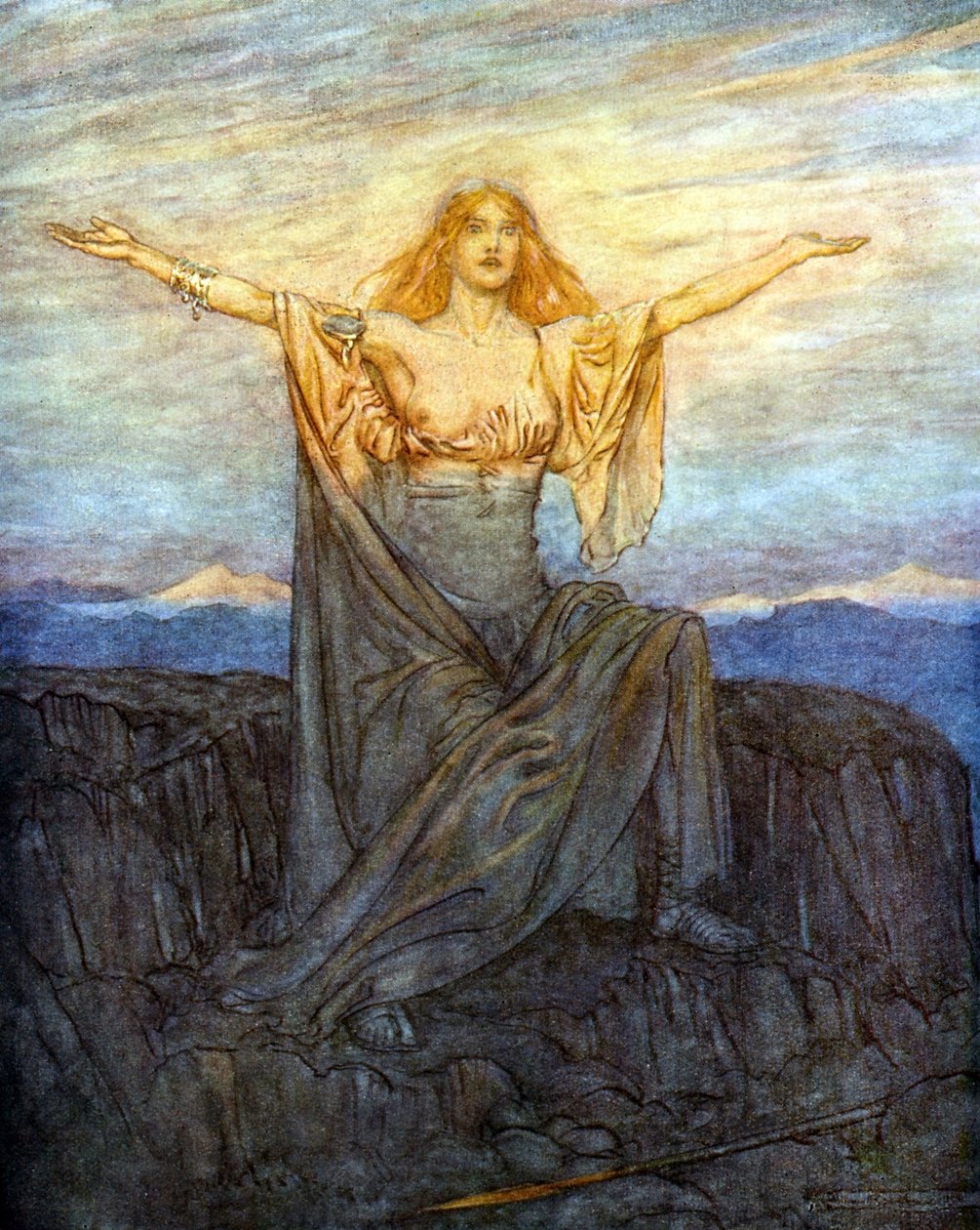 Zygfryd autorstwa Arthur Rackham