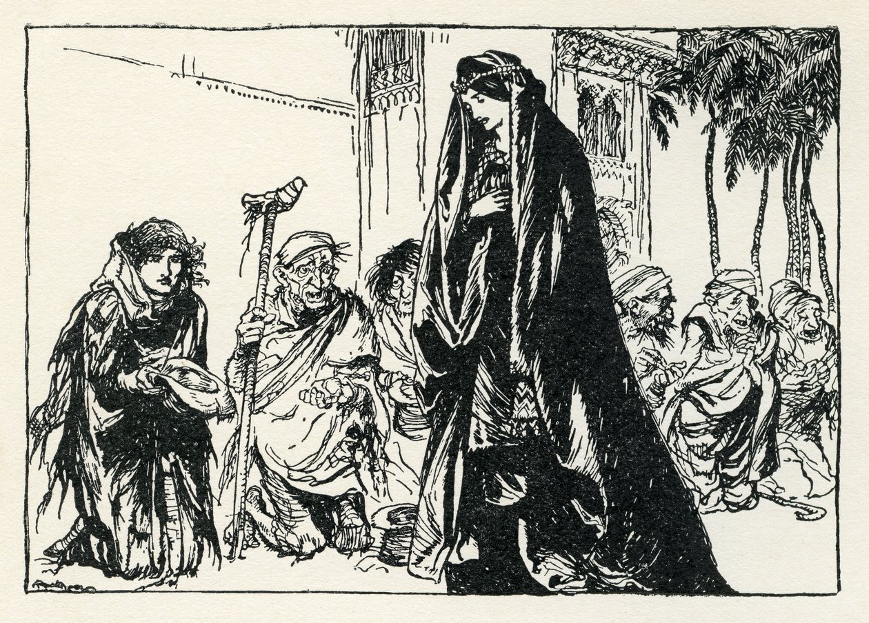 Św. Jerzy z Merrie Anglii autorstwa Arthur Rackham