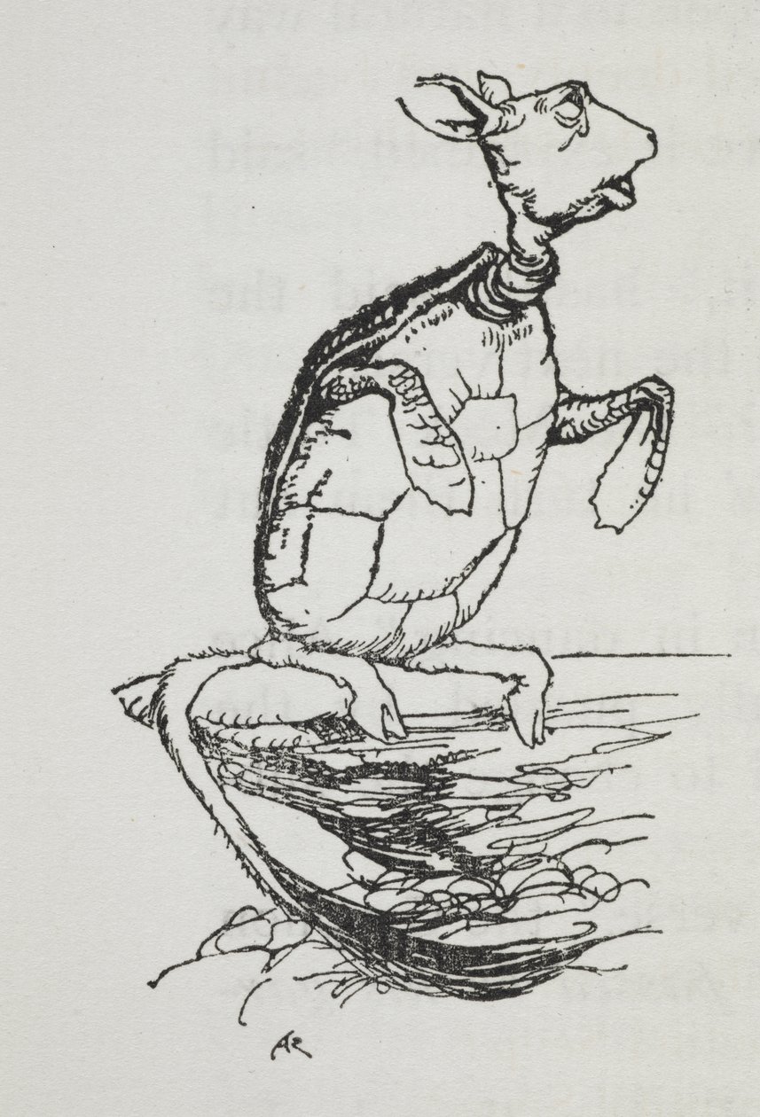 Fałszywy żółw autorstwa Arthur Rackham