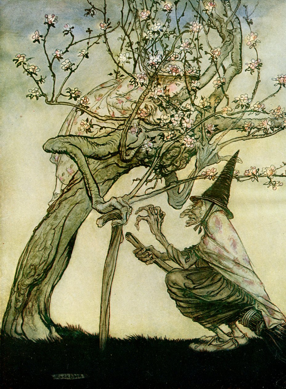 Dwie siostry autorstwa Arthur Rackham