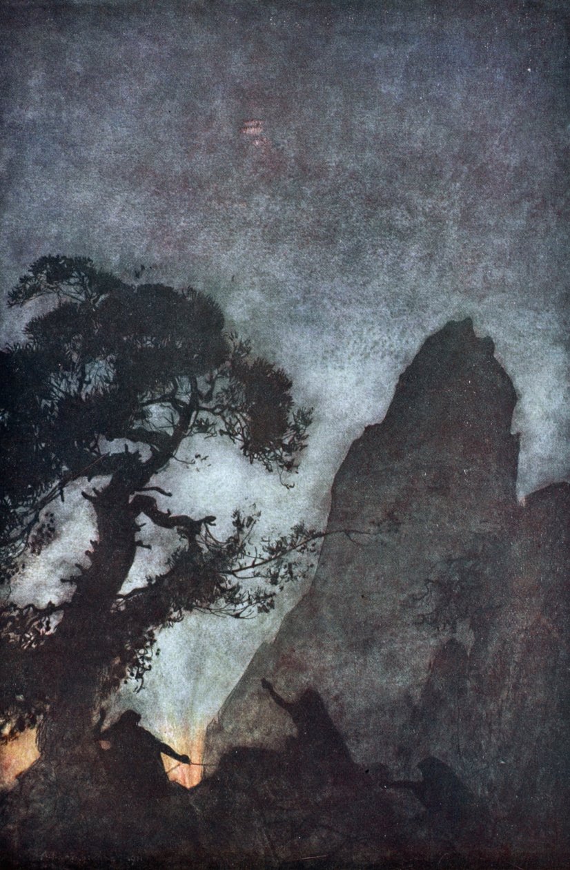 „Trzy Norny”, 1924. autorstwa Arthur Rackham