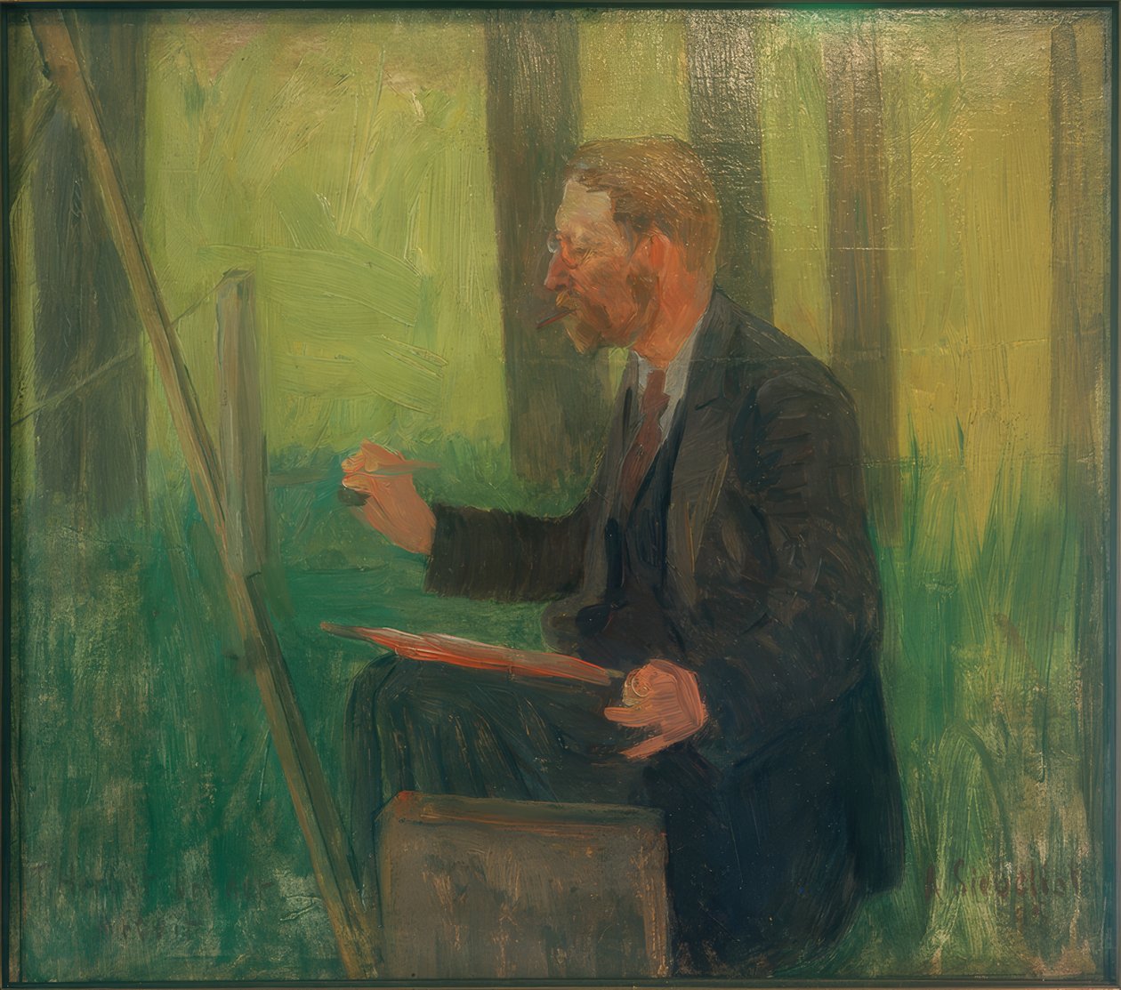 Thomas Herbst w pracy autorstwa Arthur Siebelist