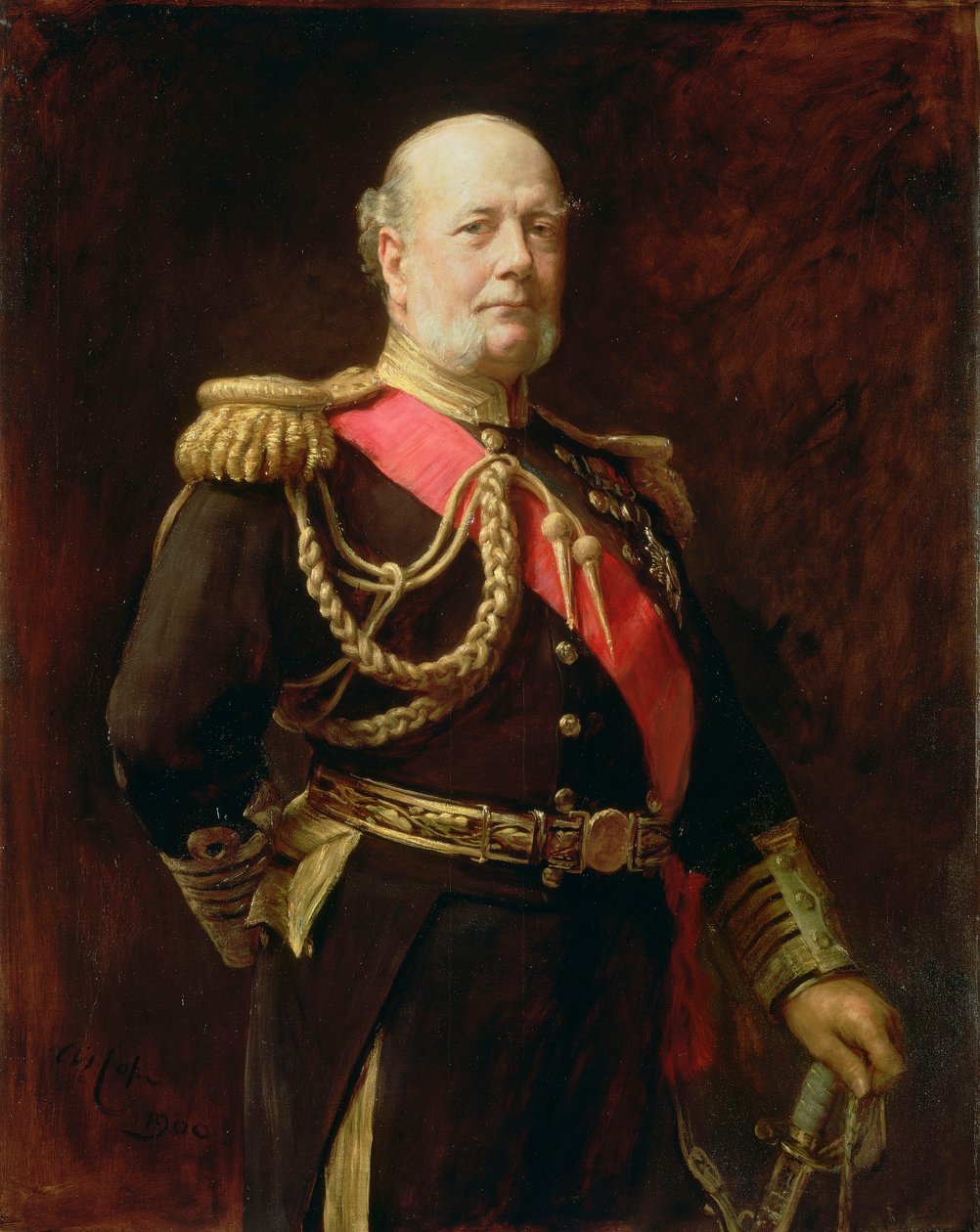 Admirał Sir Frederick Richards (1833-1912) autorstwa Arthur Stockdale Cope