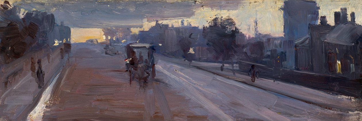 Hoddle St., 22.00 autorstwa Arthur Streeton