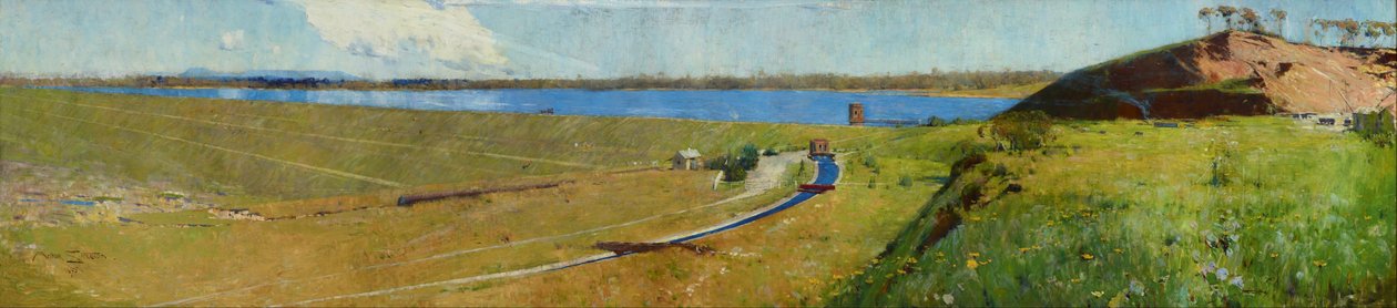 Poszukiwany zbiornik autorstwa Arthur Streeton