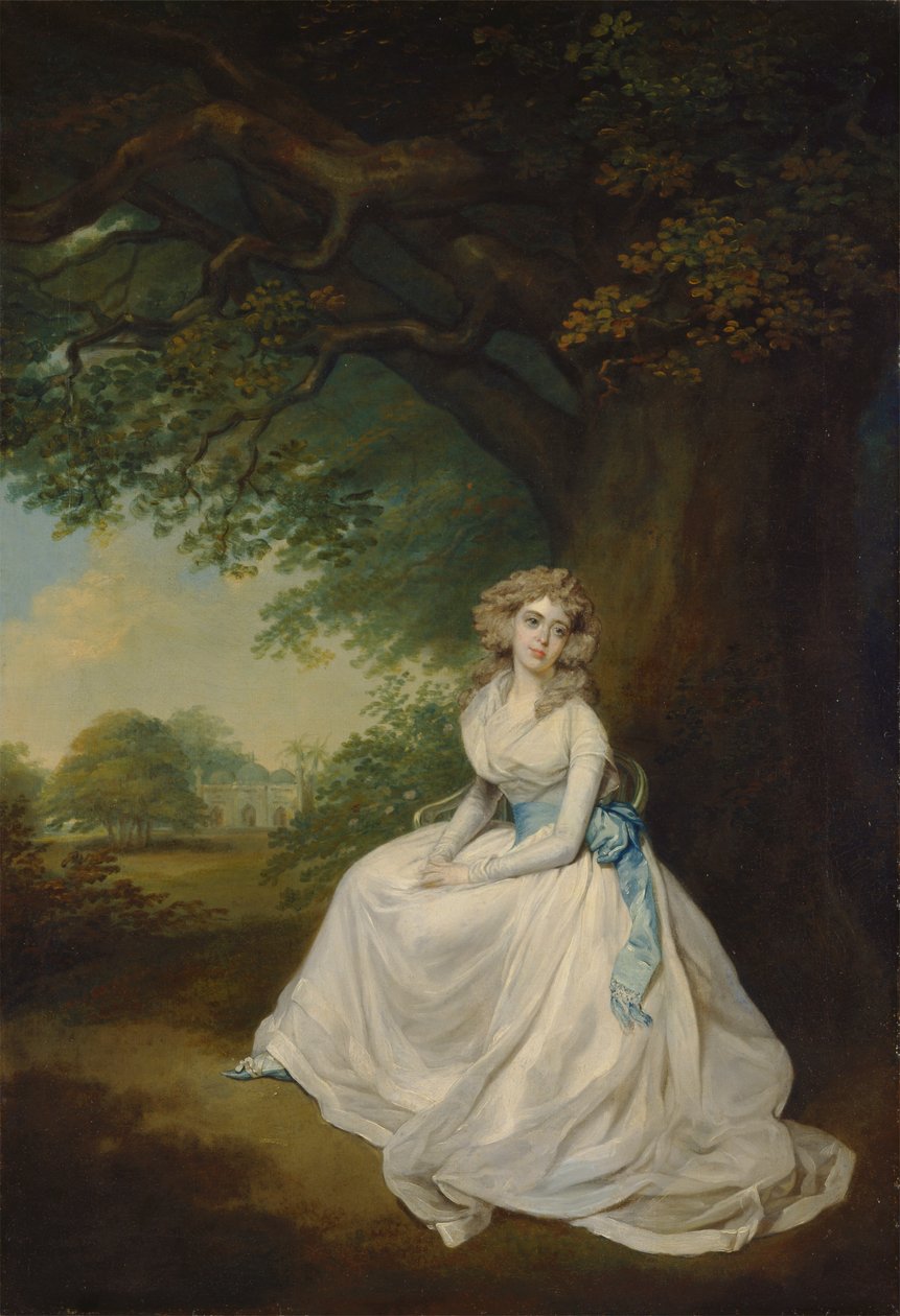 Frances, Lady Chambers (z domu Wilton) autorstwa Arthur William Devis