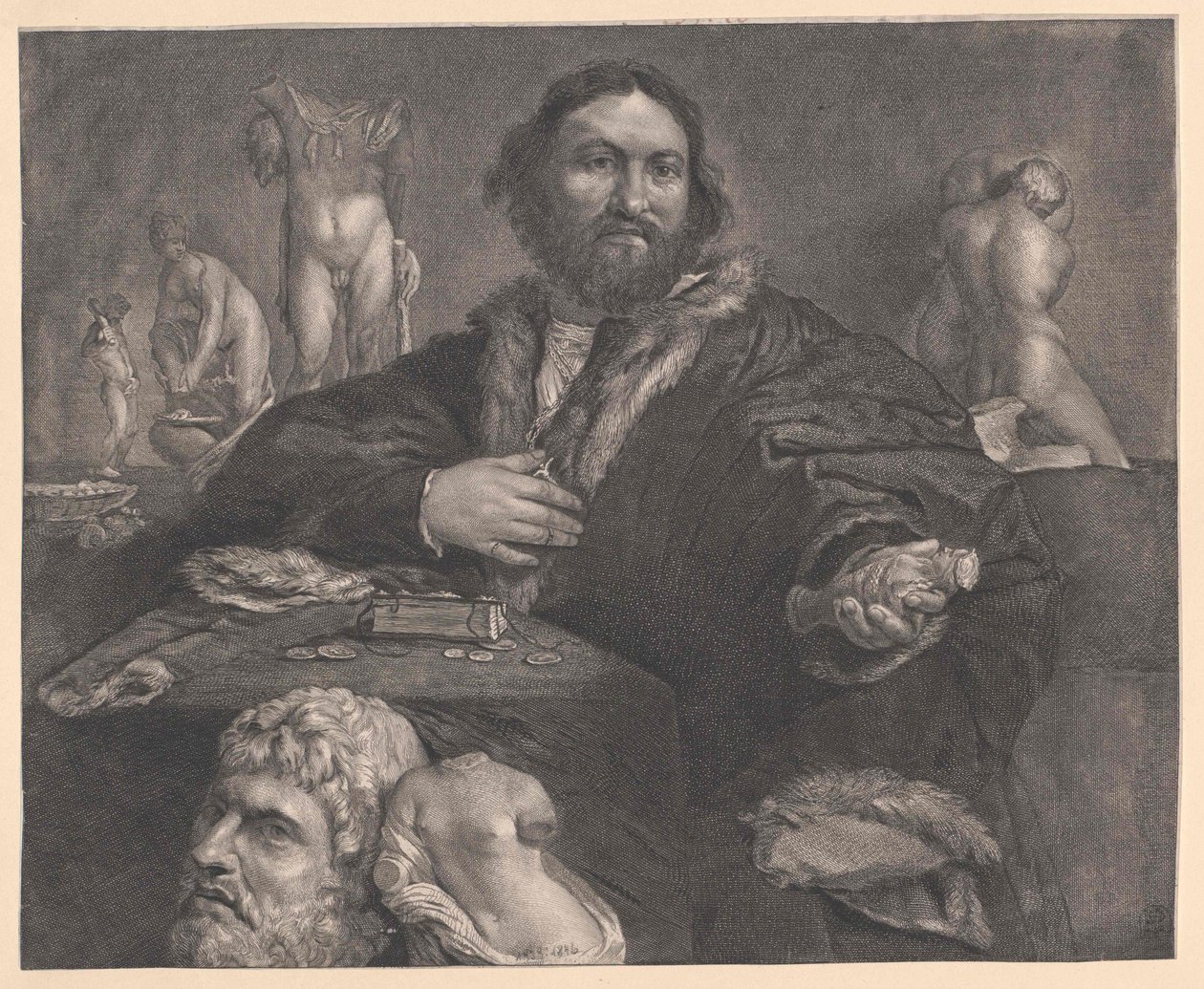 Andrea Odoni autorstwa Artist Unknown