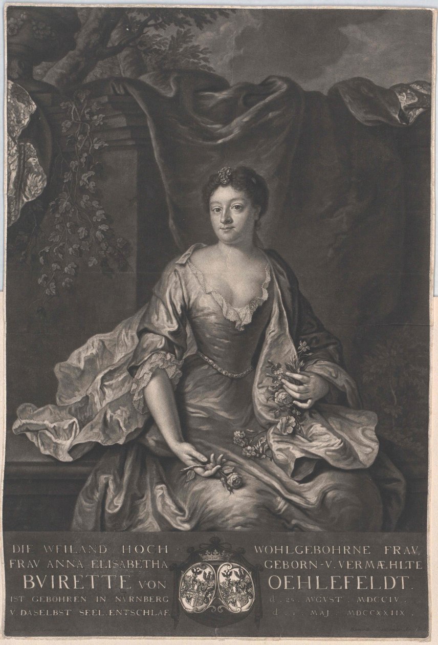 Anna Elisabeth Buirette-Oehlefeld autorstwa Artist Unknown