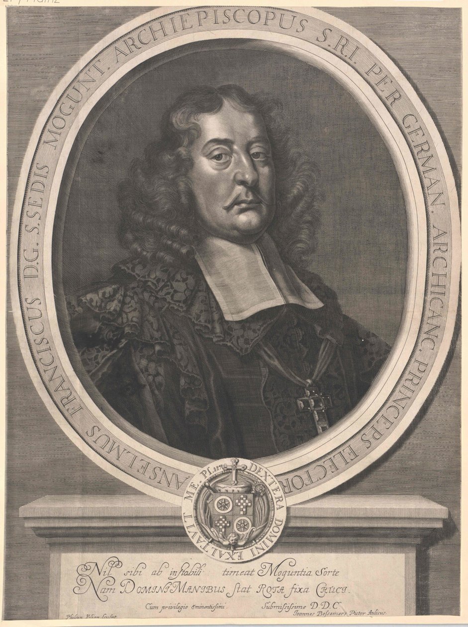 Anselm Franz von Ingelheim (druk) autorstwa Artist Unknown