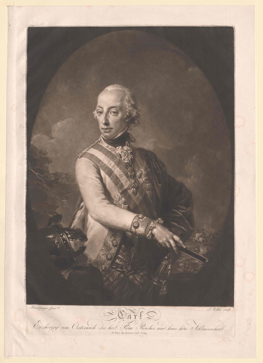 Arcyksiążę Austrii Karol autorstwa Artist Unknown