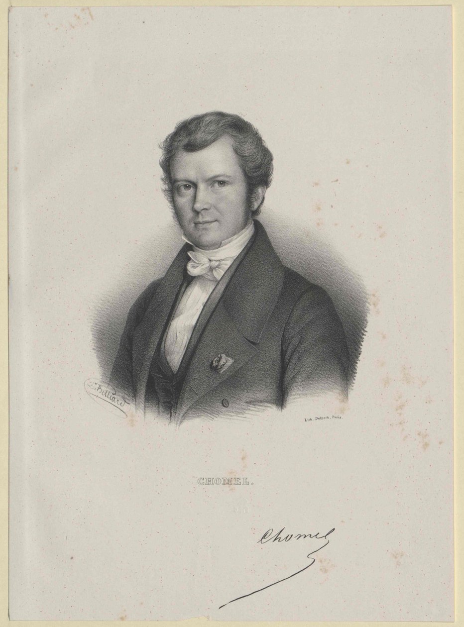 Auguste-Francois Chomel (druk) autorstwa Artist Unknown