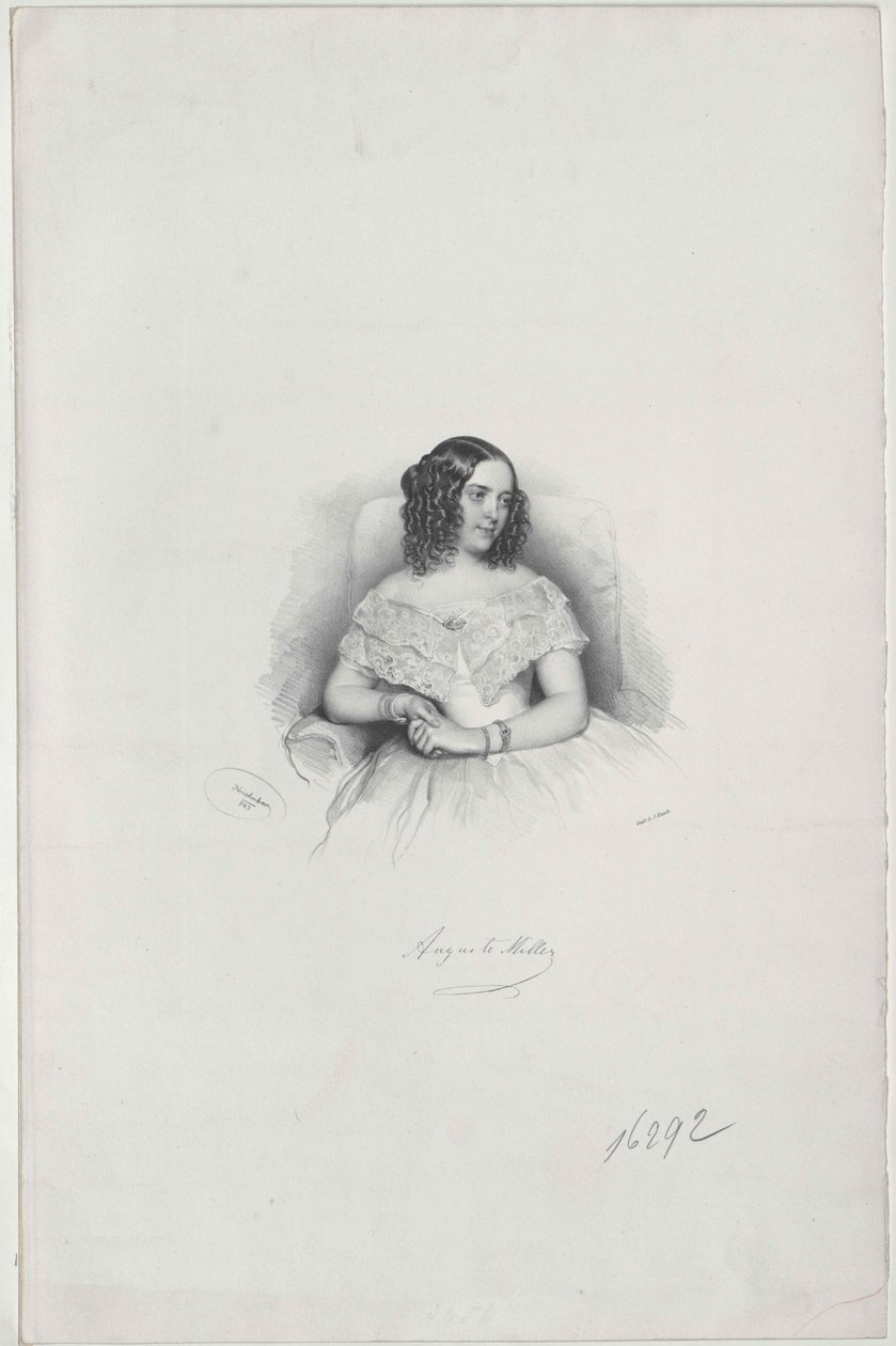 Auguste Mill autorstwa Artist Unknown