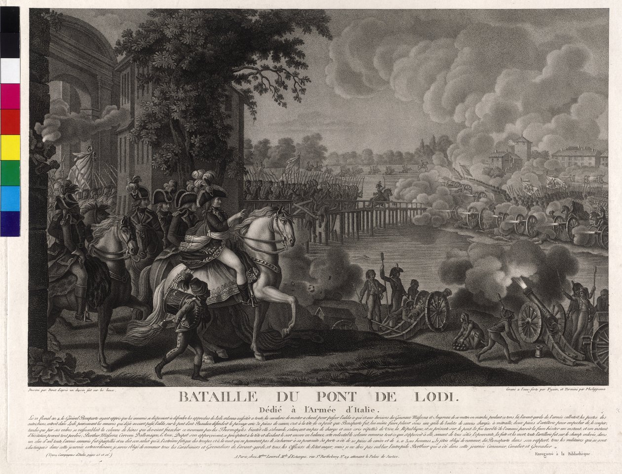 Bitwa pod Lodi 10 maja 1796 r. autorstwa Artist Unknown
