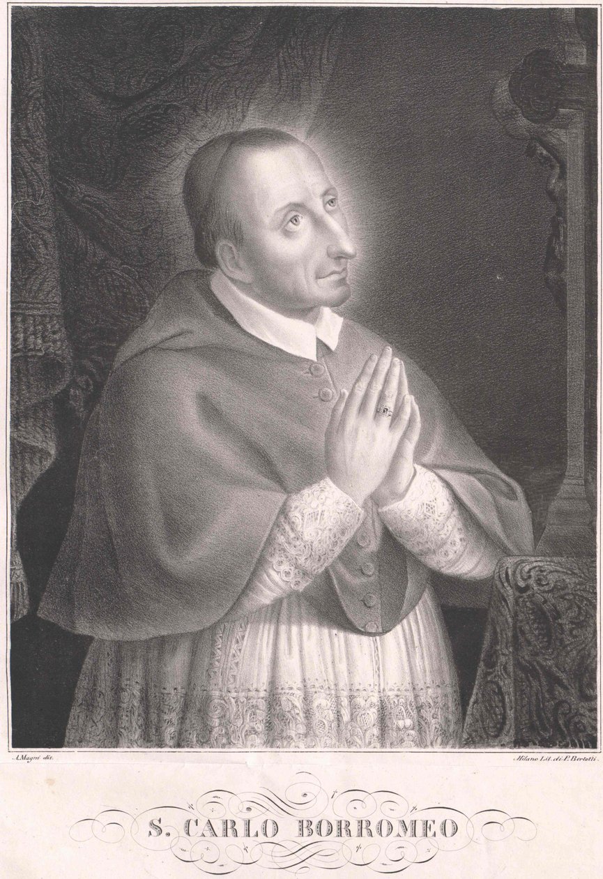 Carlo Borromeo, autorstwa Artist Unknown