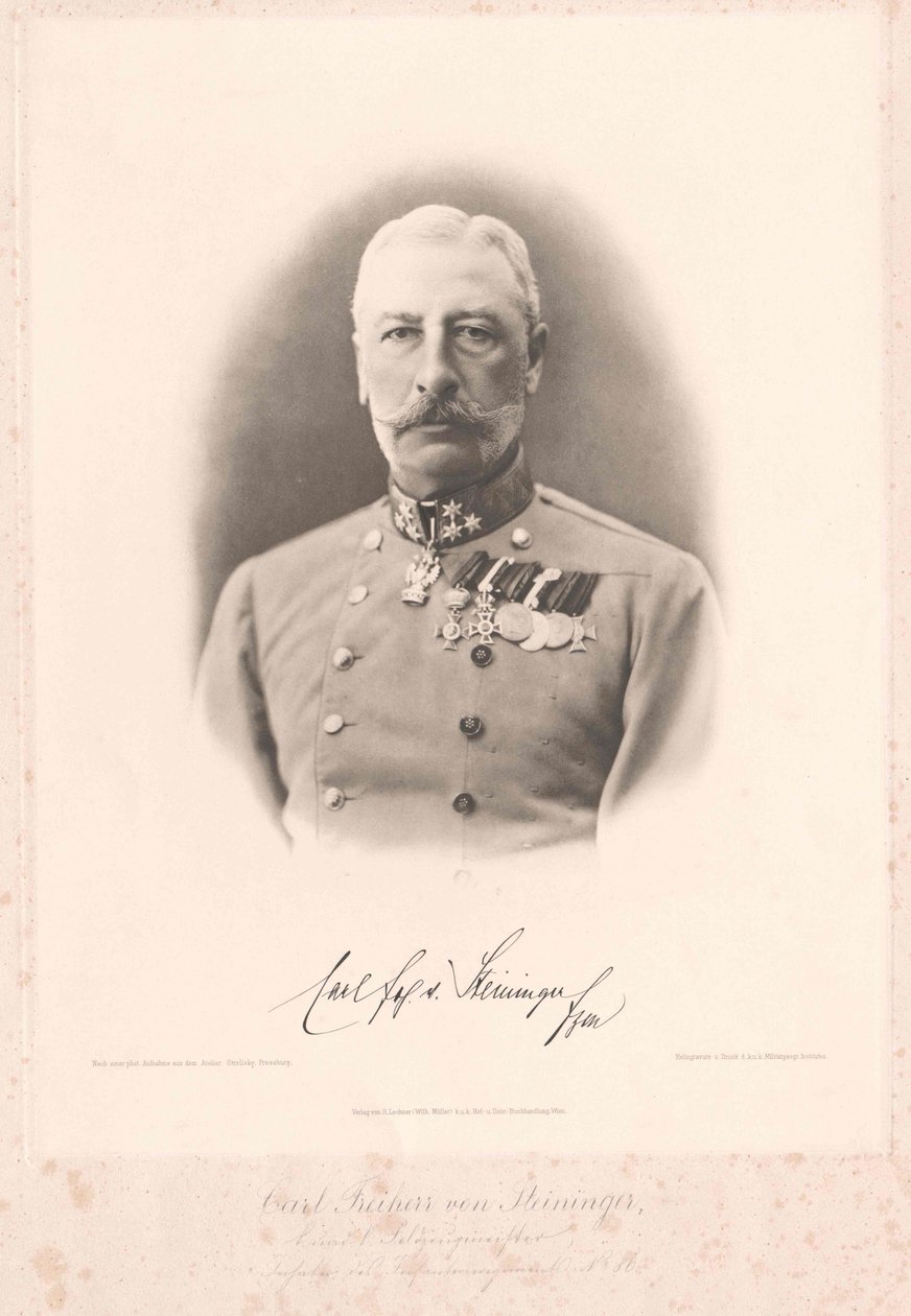 Charles Baron Steininger (druk) autorstwa Artist Unknown
