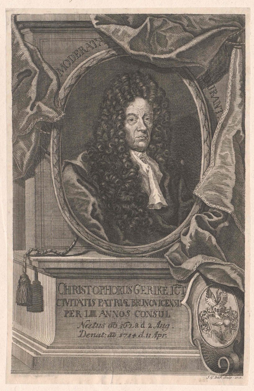 Christoph Gericke (druk) autorstwa Artist Unknown
