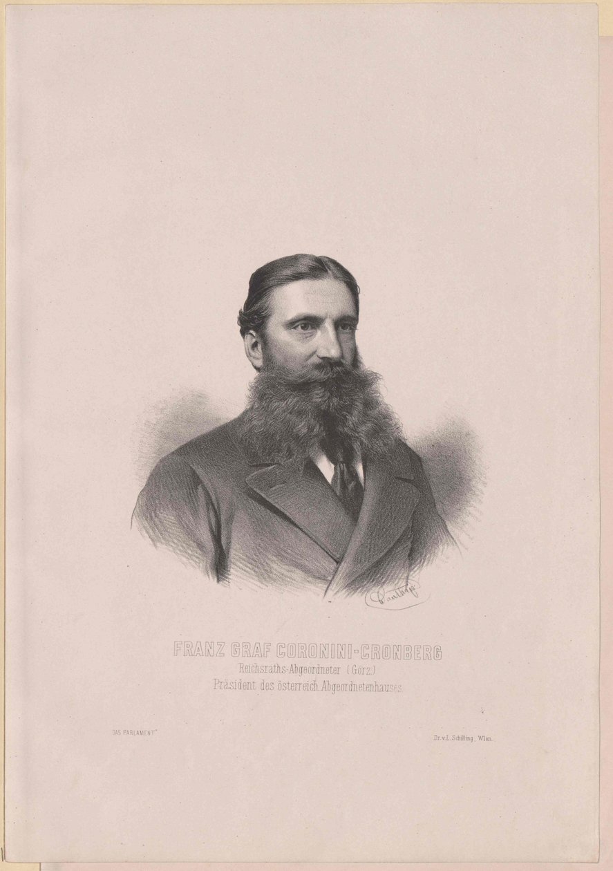 Coronini-Cronberg, Franz Graf (do druku) autorstwa Artist Unknown