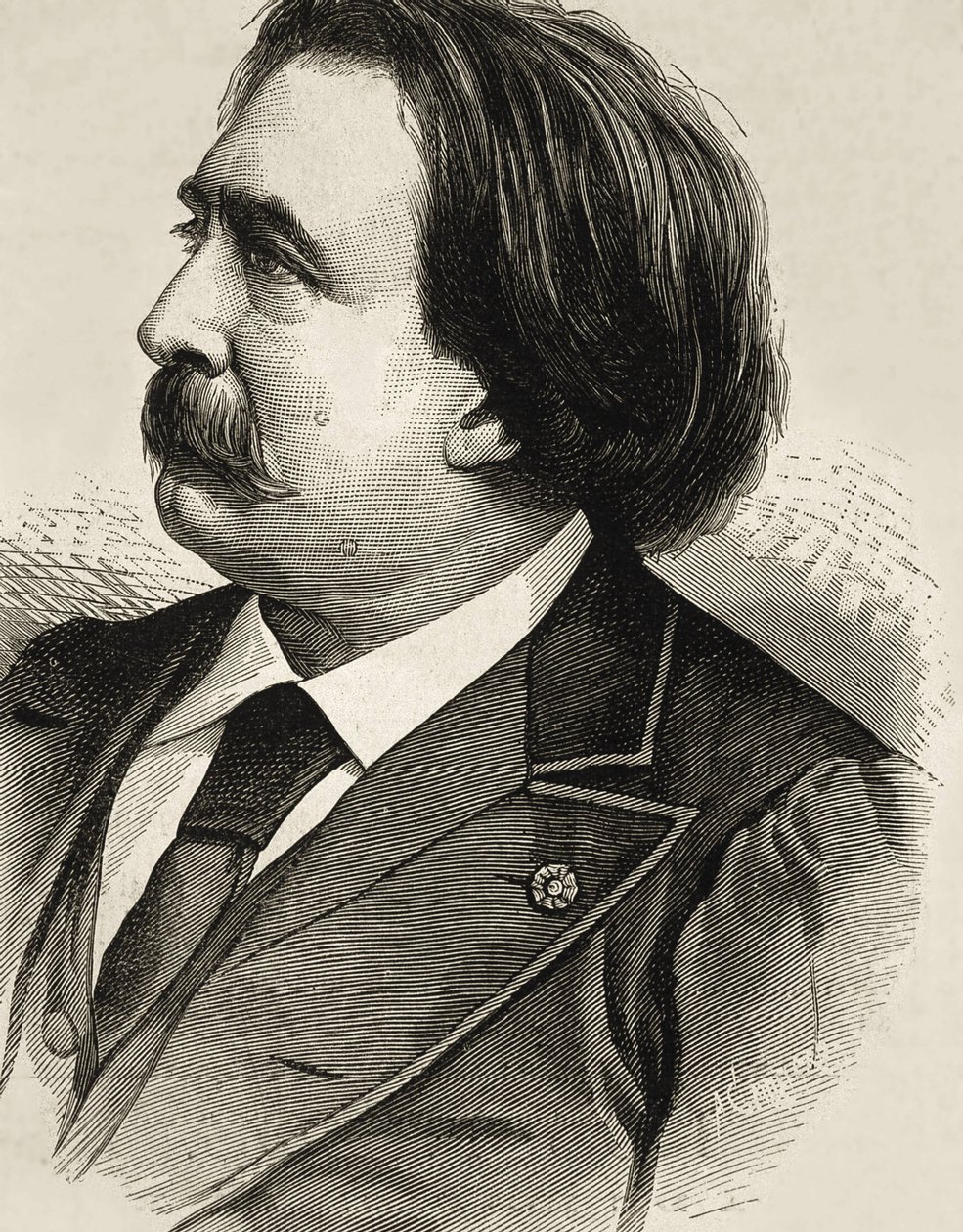 Dore, Paul Gustave (1832-1883). Romantyzm. Akwaforta autorstwa Artist Unknown