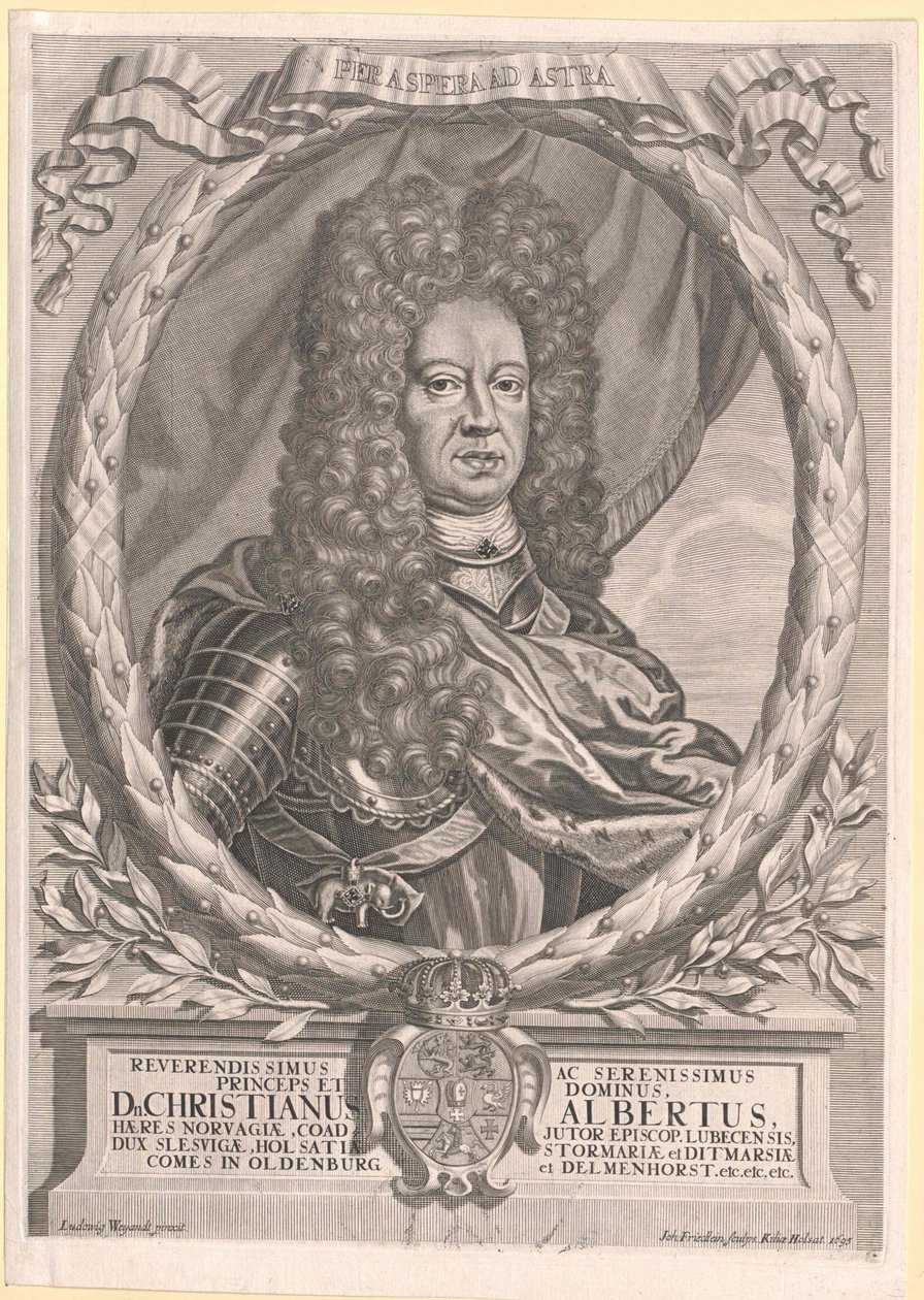 Książę Holstein-Gottorp Christian Albert autorstwa Artist Unknown