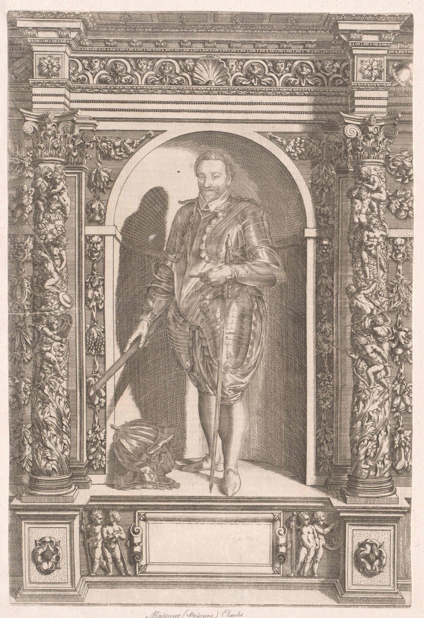 Książę Mayenne Karol Lotaryński autorstwa Artist Unknown