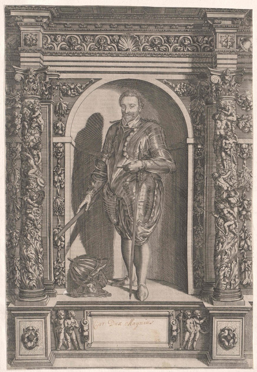 Książę Mayenne Karol Lotaryński autorstwa Artist Unknown