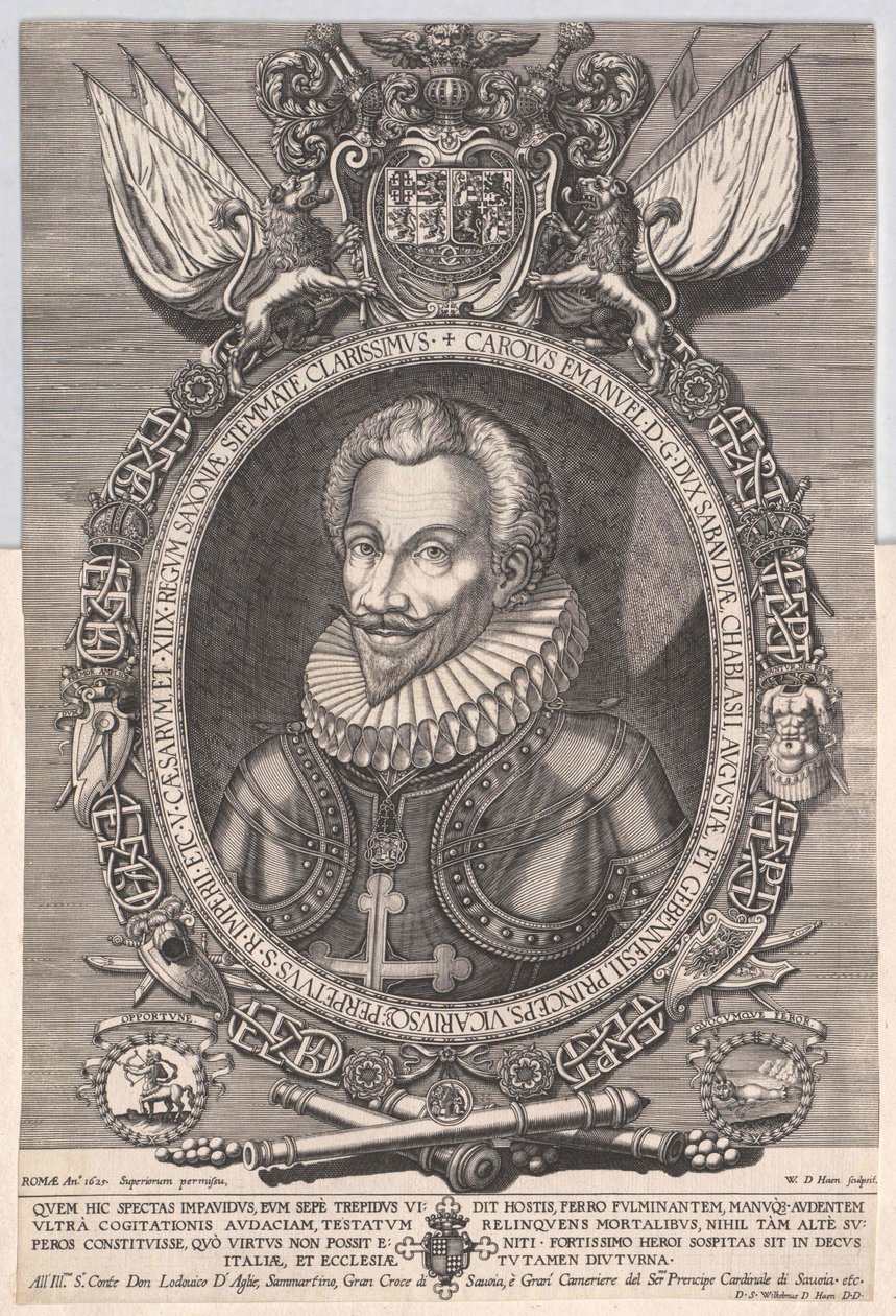 Książę Sabaudii Karol Immanuel I autorstwa Artist Unknown