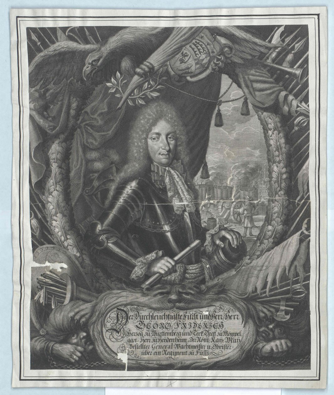 Książę Wirtembergii Georg Frederick autorstwa Artist Unknown