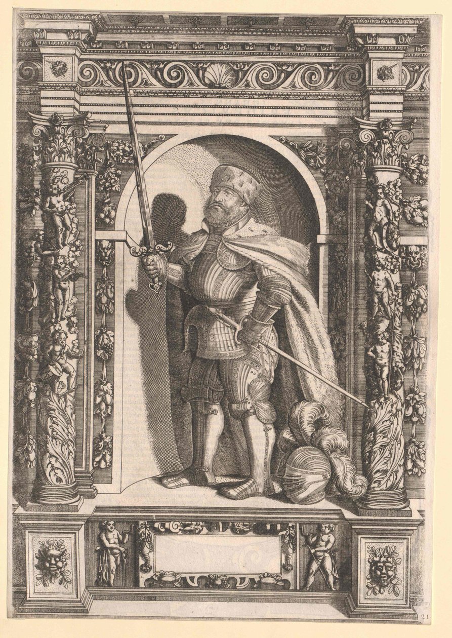 Elektor Saksonii Johann Frederick I autorstwa Artist Unknown