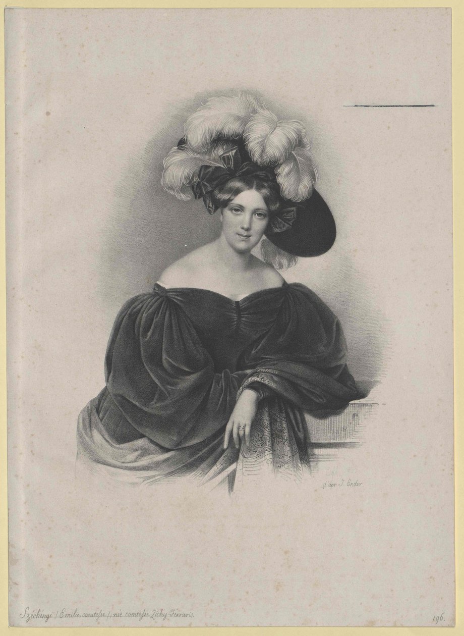 Emilie hrabina Zichy-Ferraris autorstwa Artist Unknown