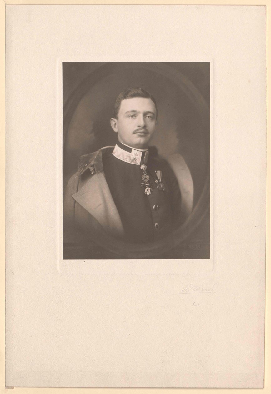 Cesarz Austrii Karol I (druk) autorstwa Artist Unknown