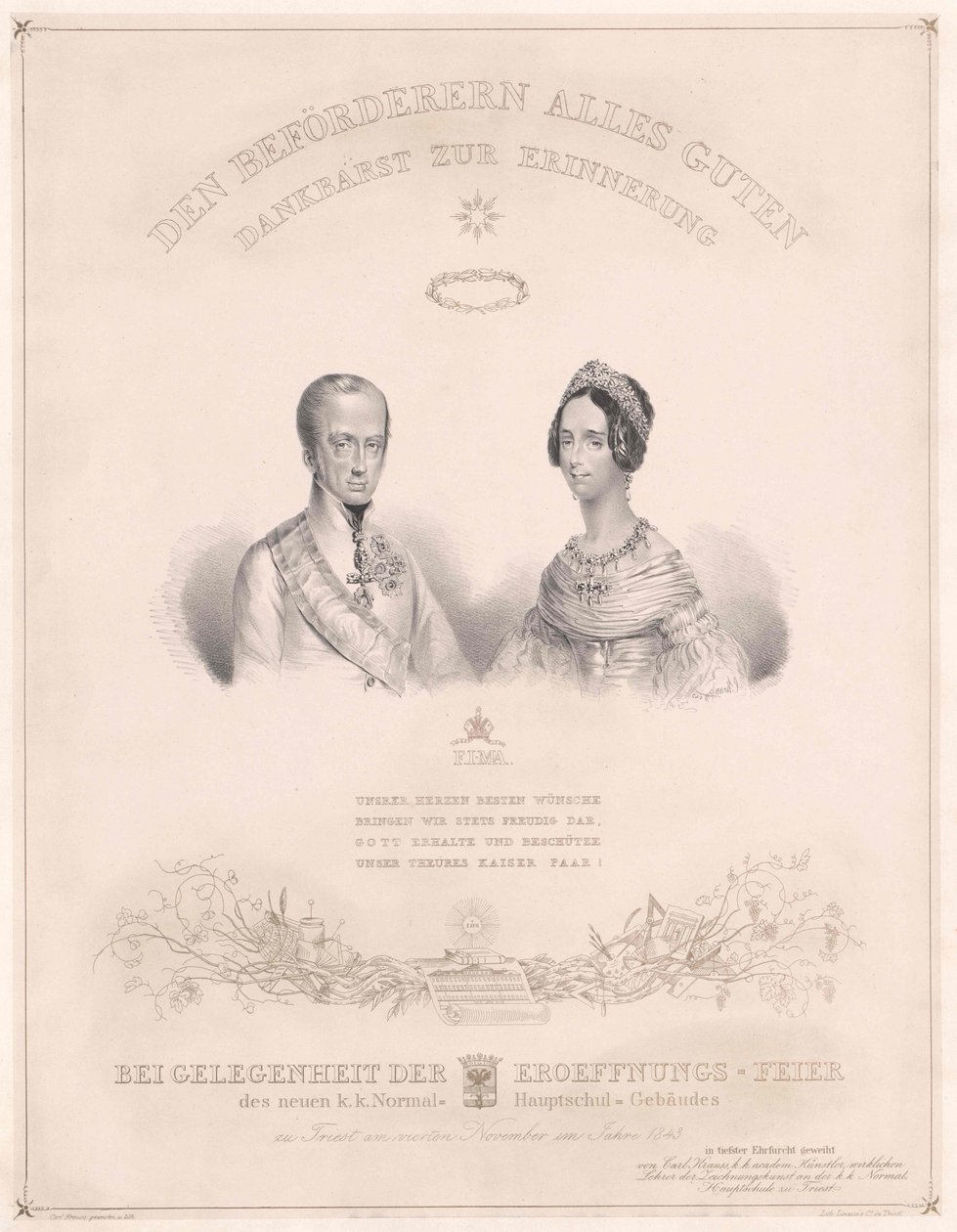 Cesarz Austrii Ferdynand I autorstwa Artist Unknown