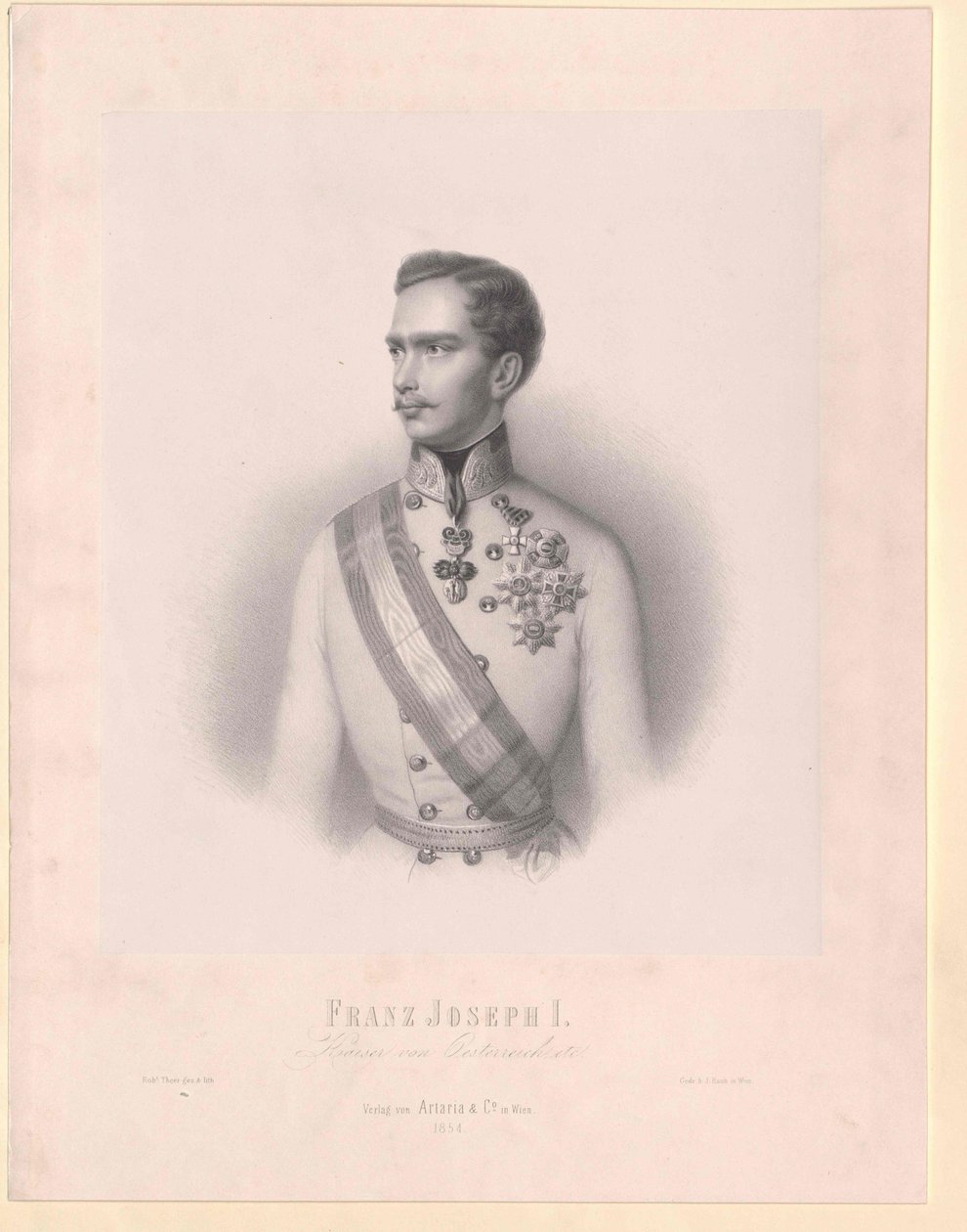 Cesarz Austrii Franciszek Józef I autorstwa Artist Unknown
