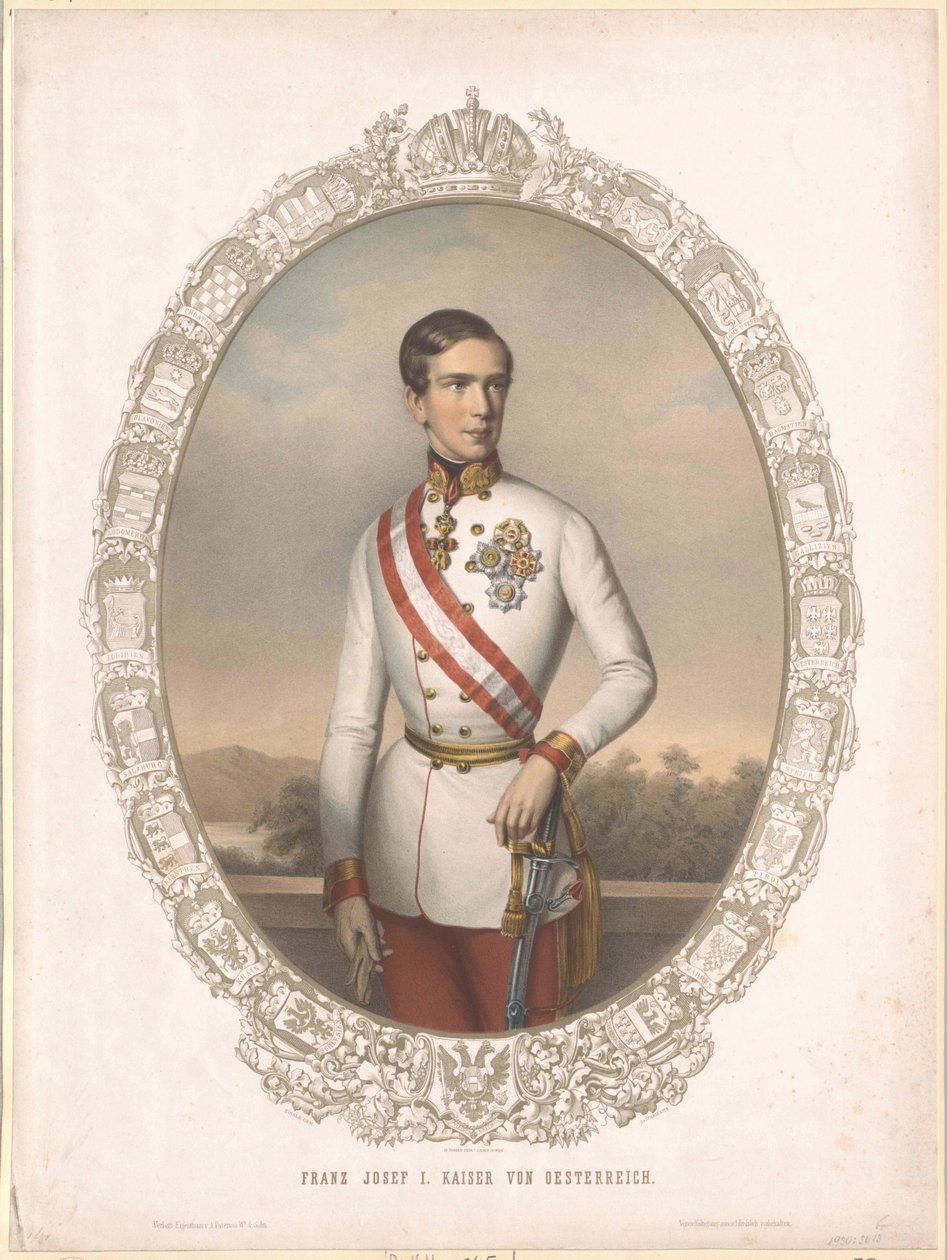 Cesarz Austrii Franciszek Józef I autorstwa Artist Unknown
