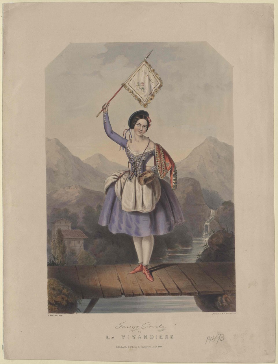 Fanny Cerito autorstwa Artist Unknown