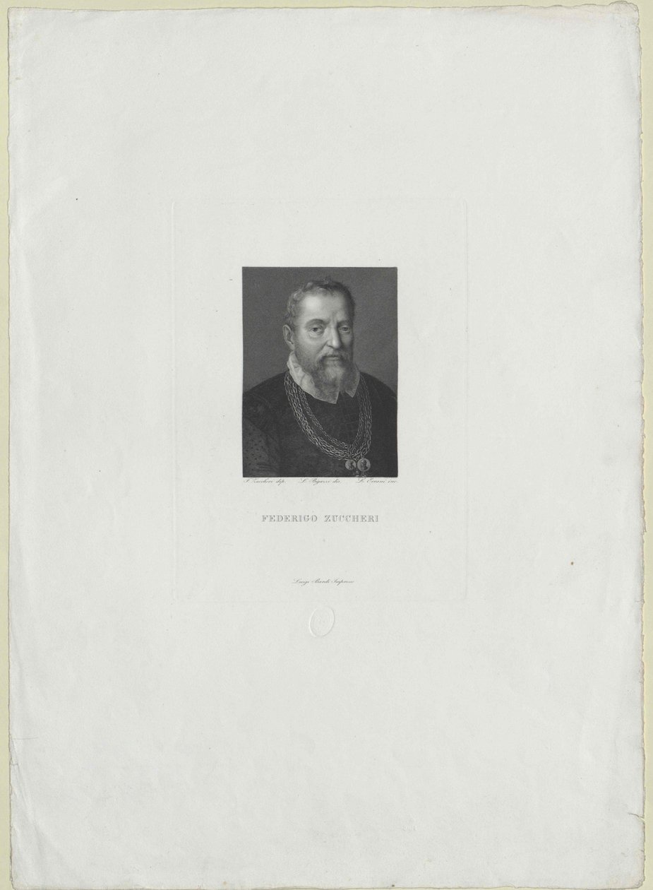 Federico Zuccaro (druk) autorstwa Artist Unknown