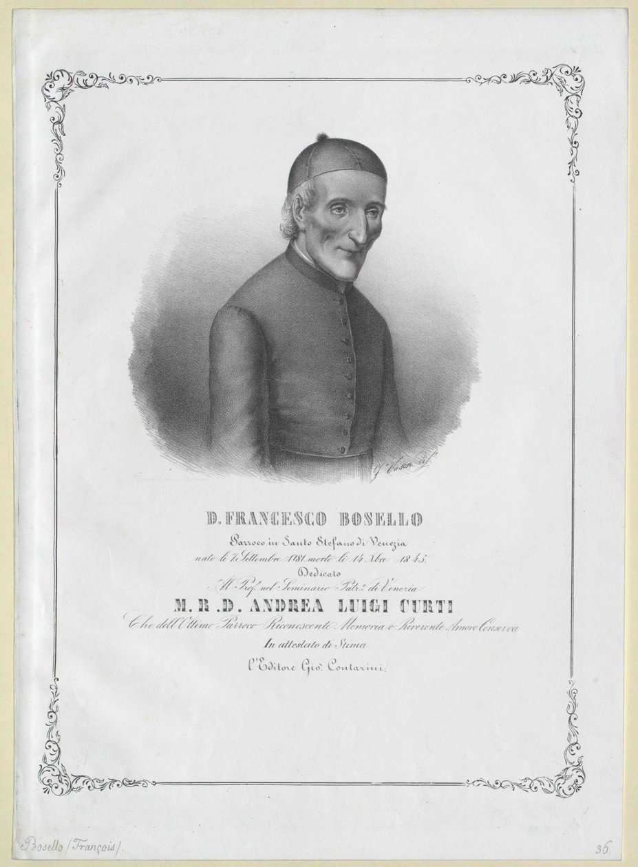 Francesco Bosello (druk) autorstwa Artist Unknown