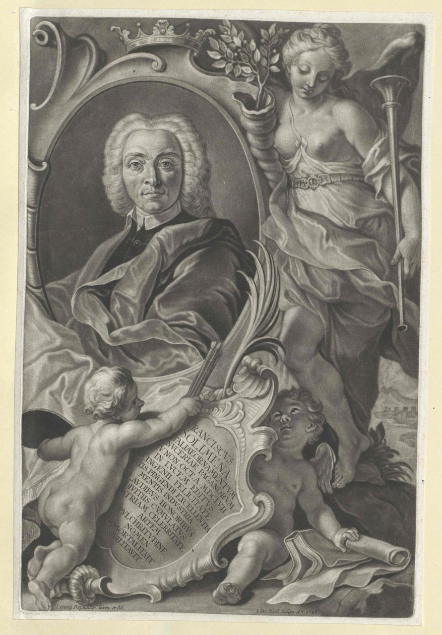 Francesco Solimena (druk) autorstwa Artist Unknown