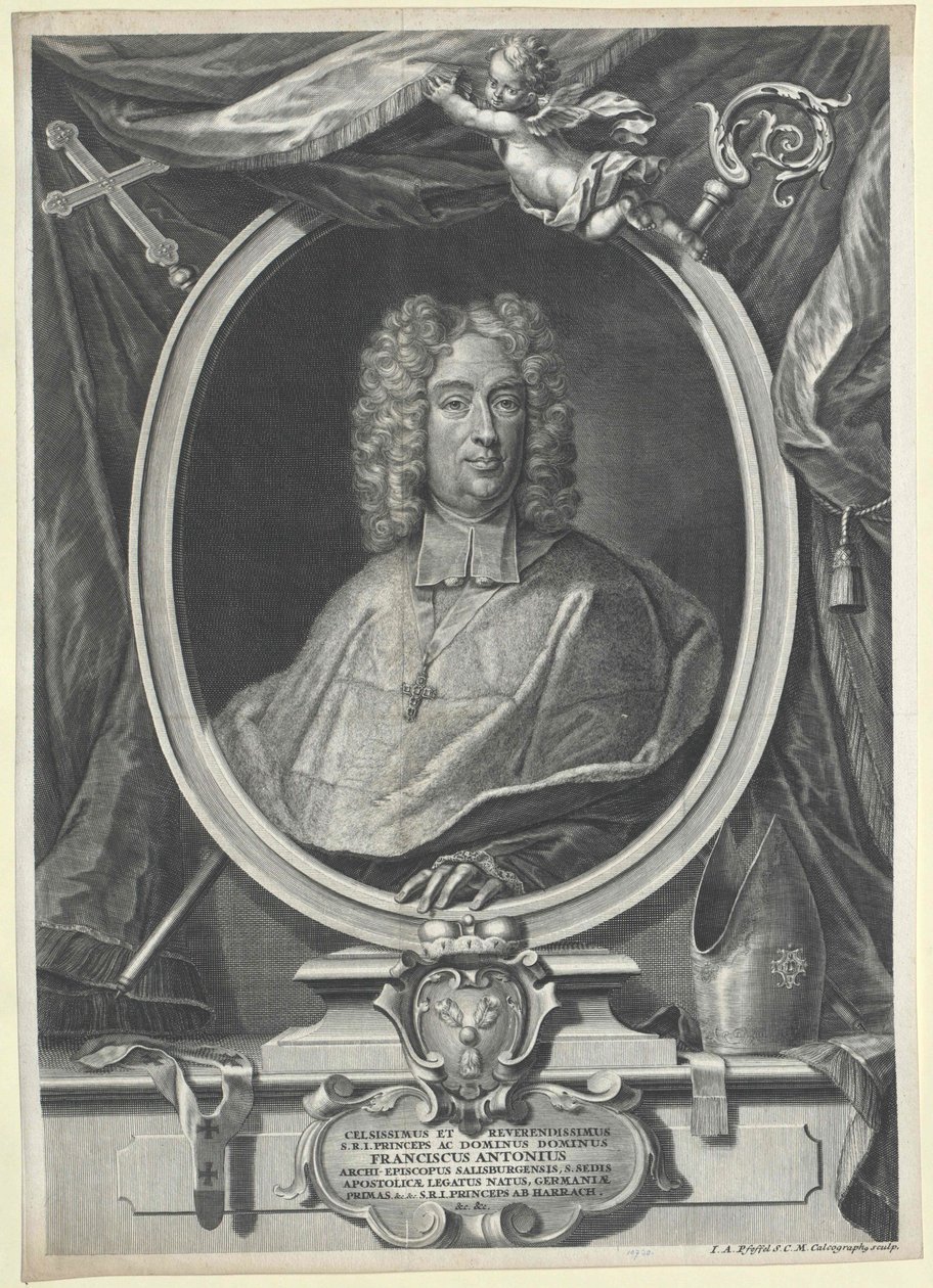 Franz Anton hrabia Harrach autorstwa Artist Unknown