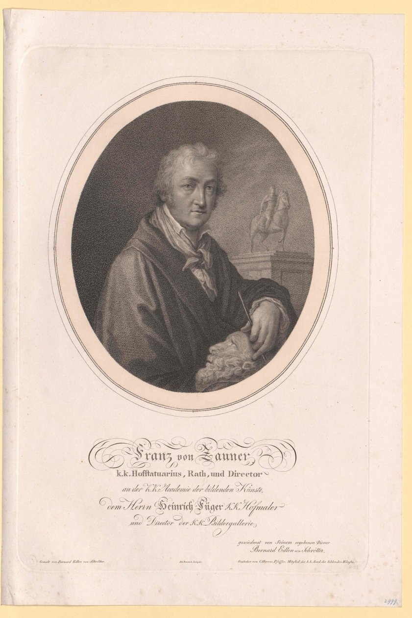 Franz Anton von Zauner autorstwa Artist Unknown