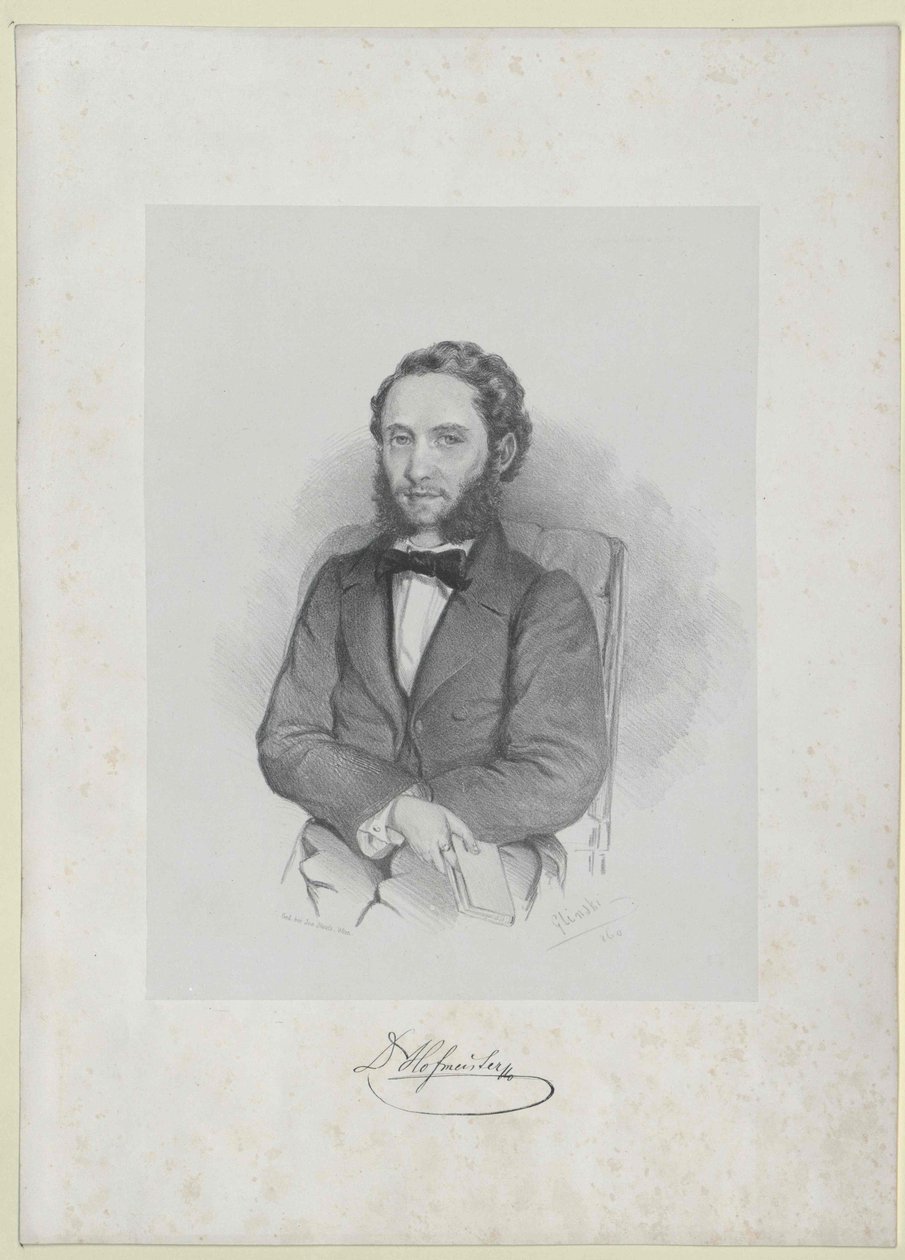 Franz Hofmeister autorstwa Artist Unknown