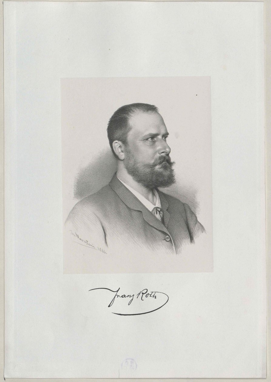 Franz Roth (druk) autorstwa Artist Unknown