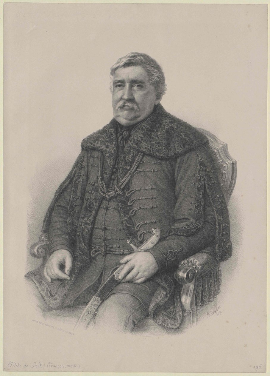 Franz hrabia Teleki autorstwa Artist Unknown