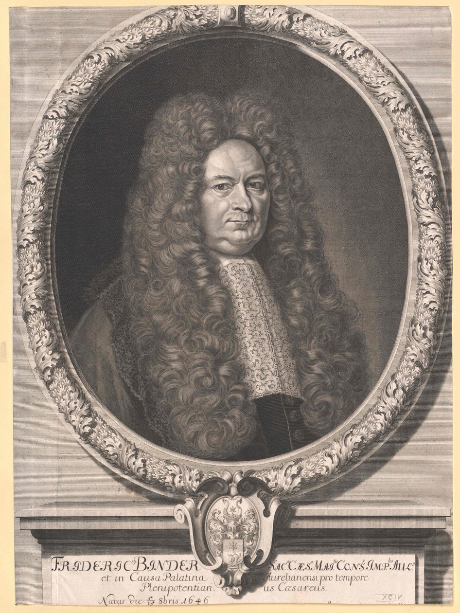 Friedrich von Binder (druk) autorstwa Artist Unknown
