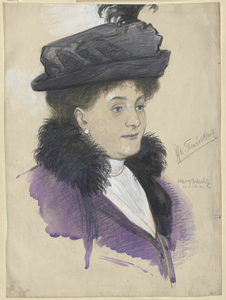 Gabriele księżniczka Lobkowitz autorstwa Artist Unknown