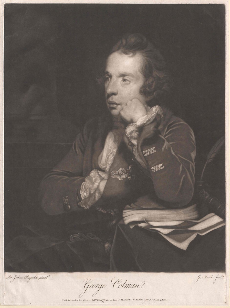 George Colman autorstwa Artist Unknown