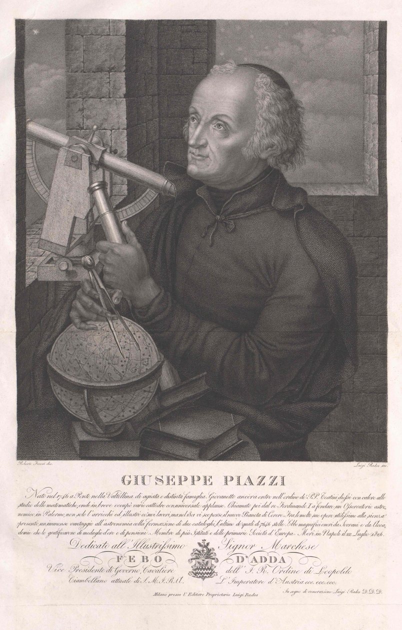 Giuseppe Piazzi autorstwa Artist Unknown